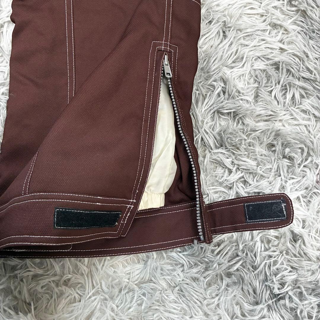 WINDEX スキーウェア 上下セット 茶×白 レディースM 中綿 良品