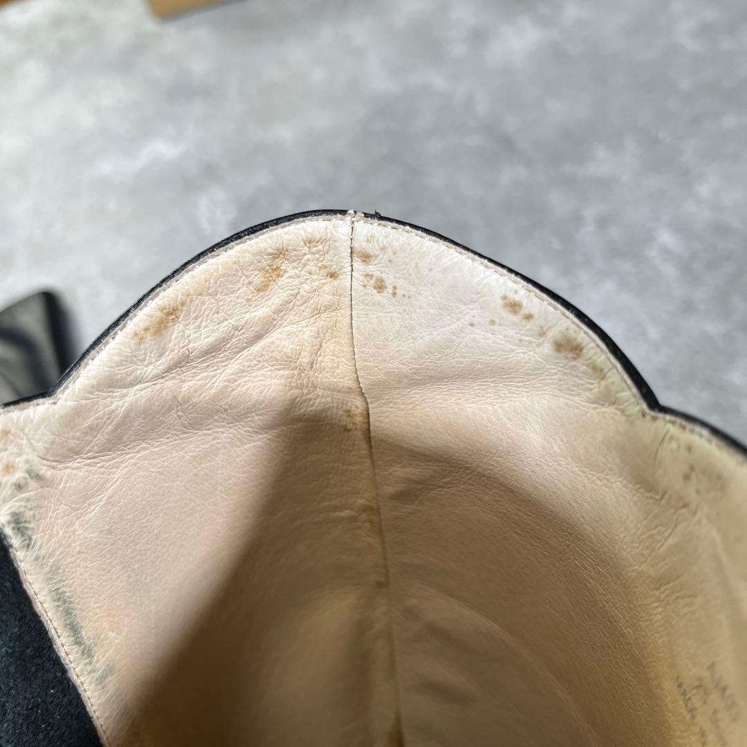 ISSEY MIYAKE ロングブーツ　本革　デザイナーズ　25cm AJ403