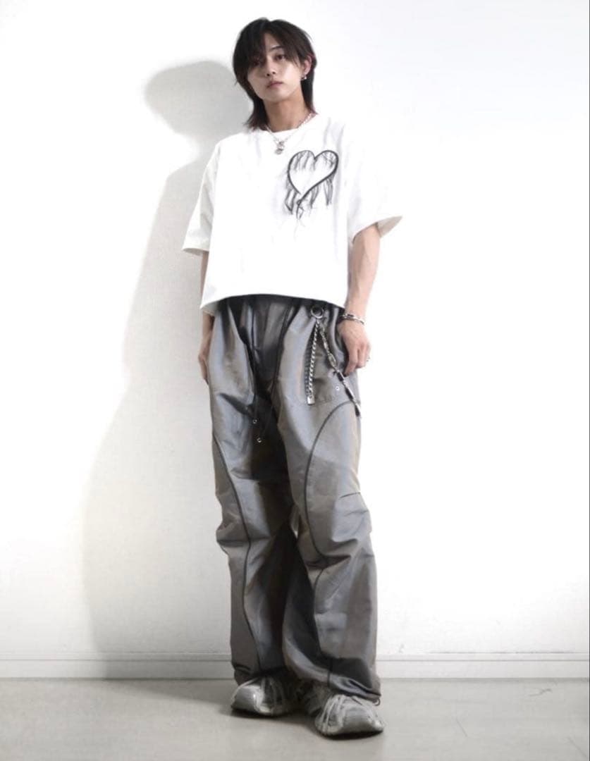 チ*カ様 GRANCY タカト着用色違い ウエストシャーリングビッグUFOパンツ