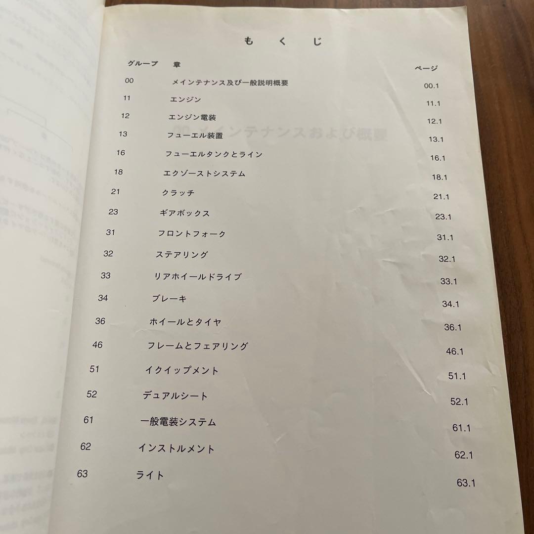  Motorcycle Repair Manual マニュアル