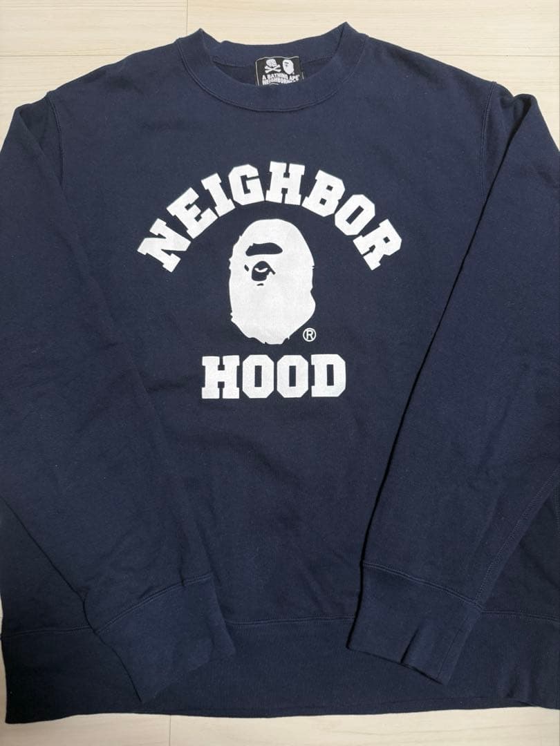 A BATHING APE NEIGHBORHOOD コラボ　Crewneck
