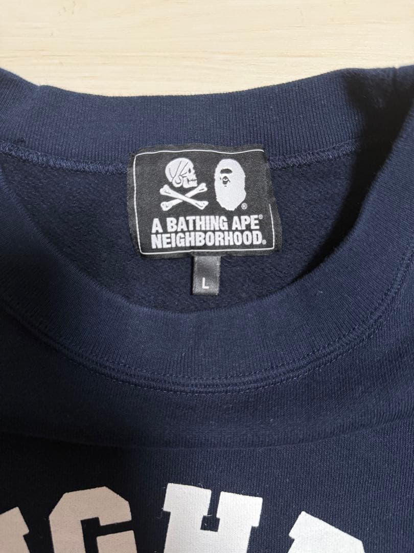 A BATHING APE NEIGHBORHOOD コラボ　Crewneck