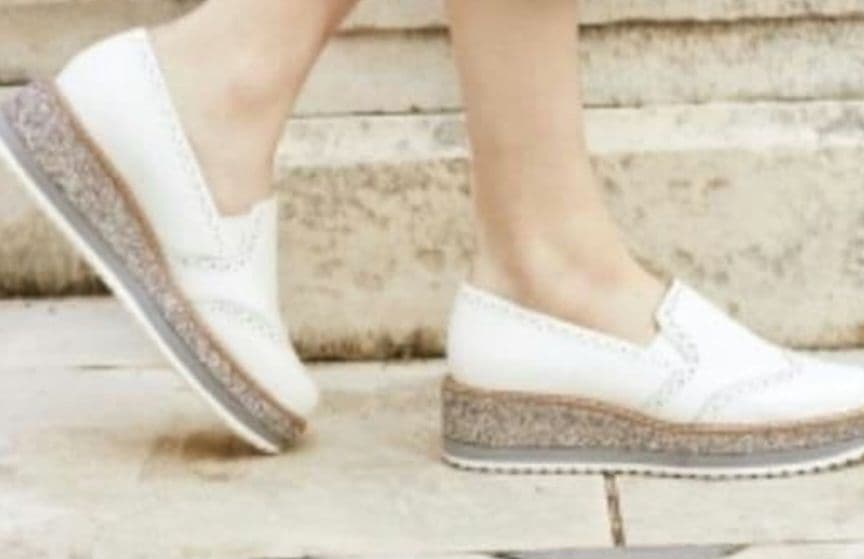 DIANA ダイアナ ローファー グリッター 厚底 シューズ 靴 23.5 革靴