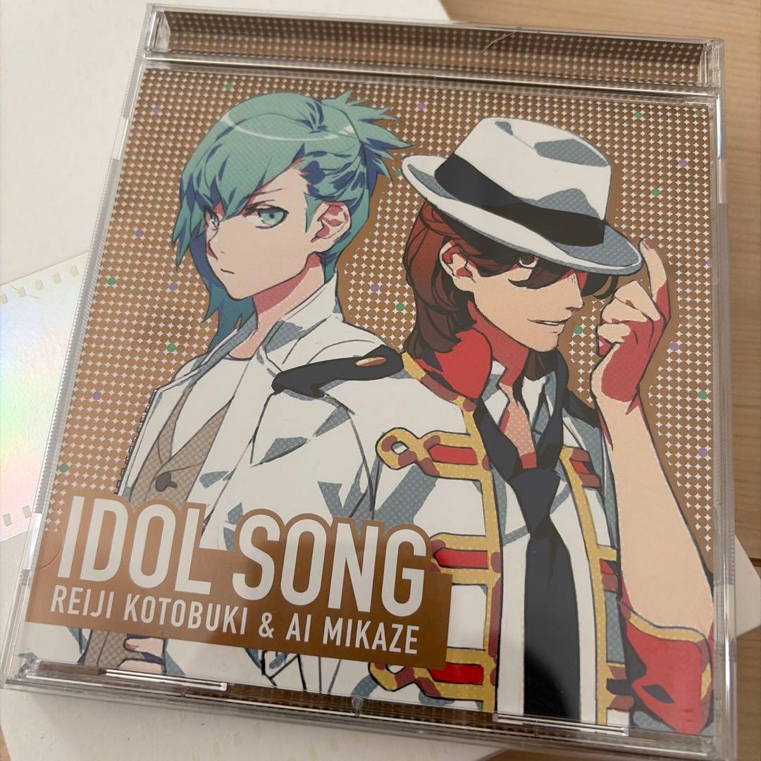 うたプリ　アイドルソング　嶺二＆藍　初回特典　直筆サイン入りカード　 CD