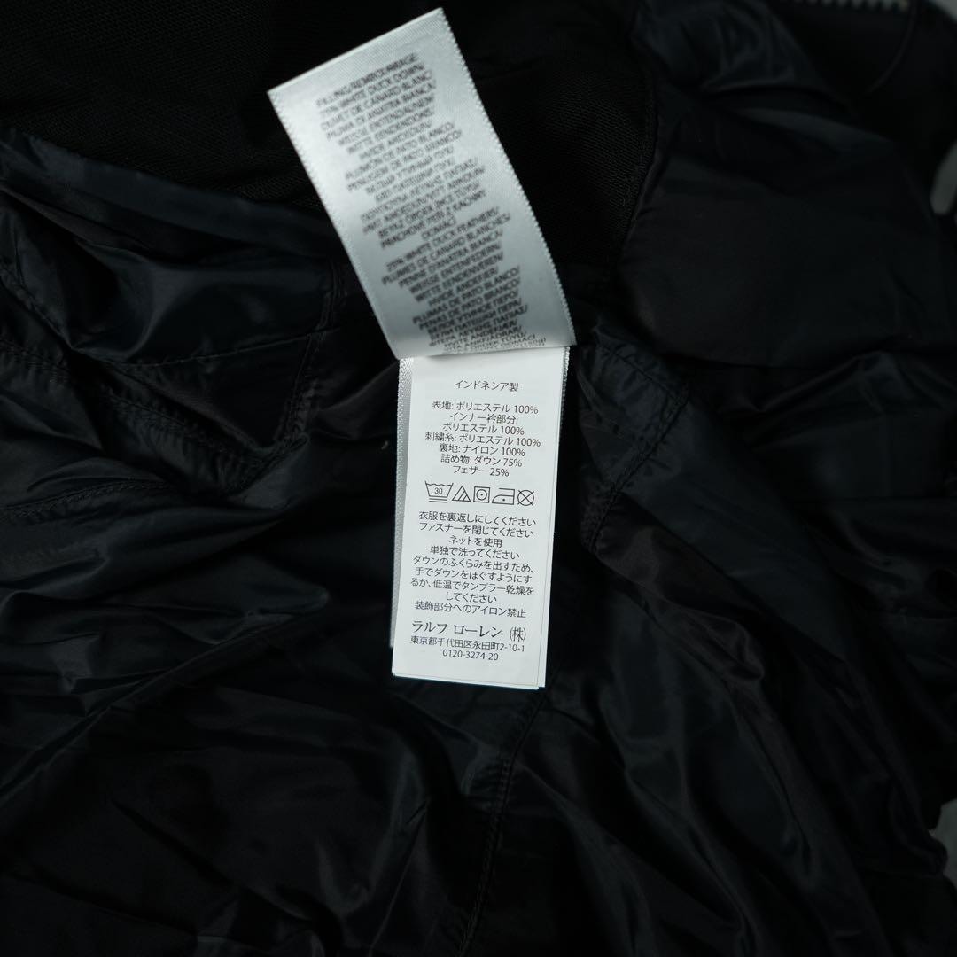 y2k POLO RALPH LAUREN ダウンベスト ビッグポニー ドリル