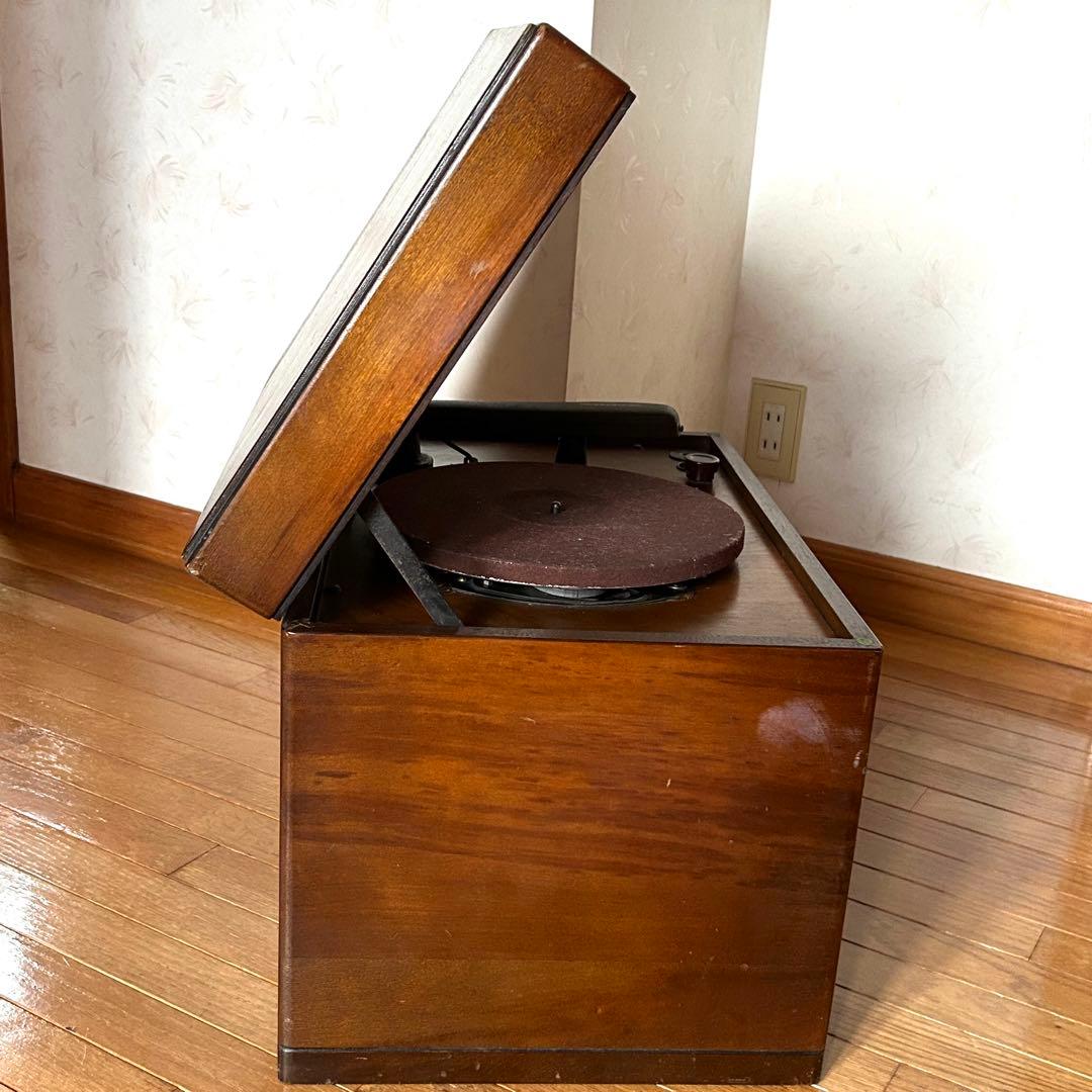 日本ビクター SRE-15 卓上電蓄　真空管ラジオ　昭和レトロ　1947年製