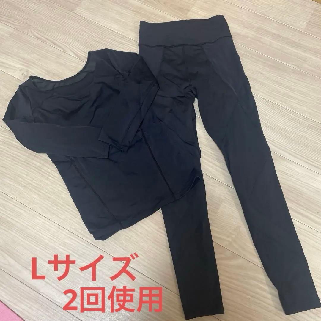 lava ラバ　パーフェクトフォームレギンス　トップス　ピラティス　Lサイズ