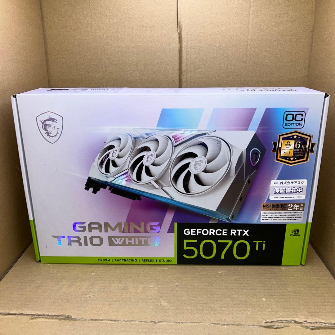グラフィックボード・グラボ・ビデオカード MSI GeForce RTX 5070 Ti 16G GDDR7