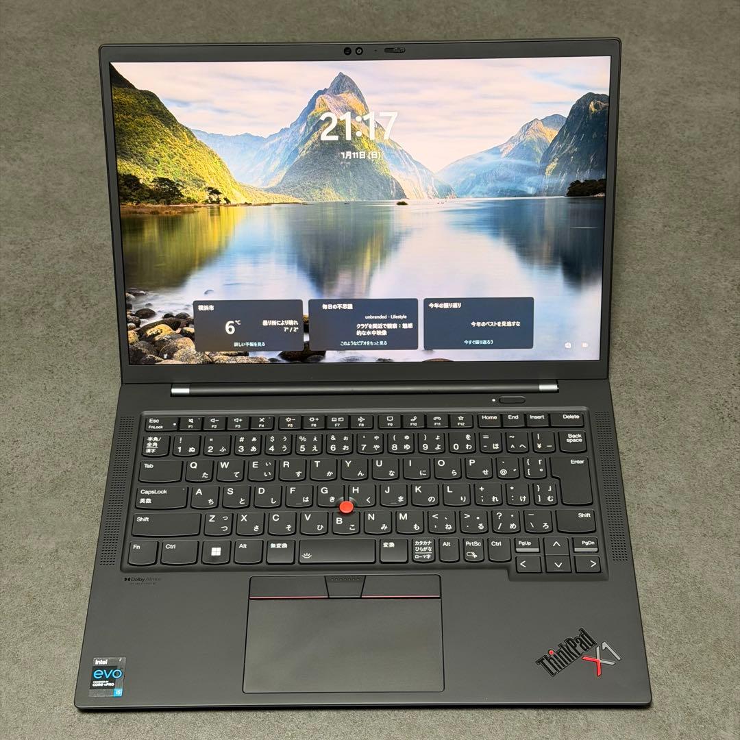 Windowsノート本体 ThinkPad X1 Carbon Gen9 i5 16GB SSD1TB
