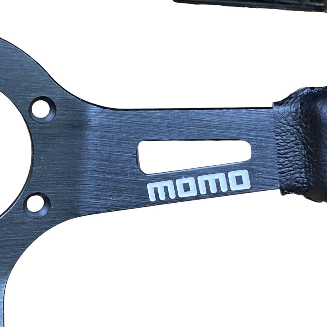 MOMO　3スポーク　ディープコーンステアリング　ホーンボタン