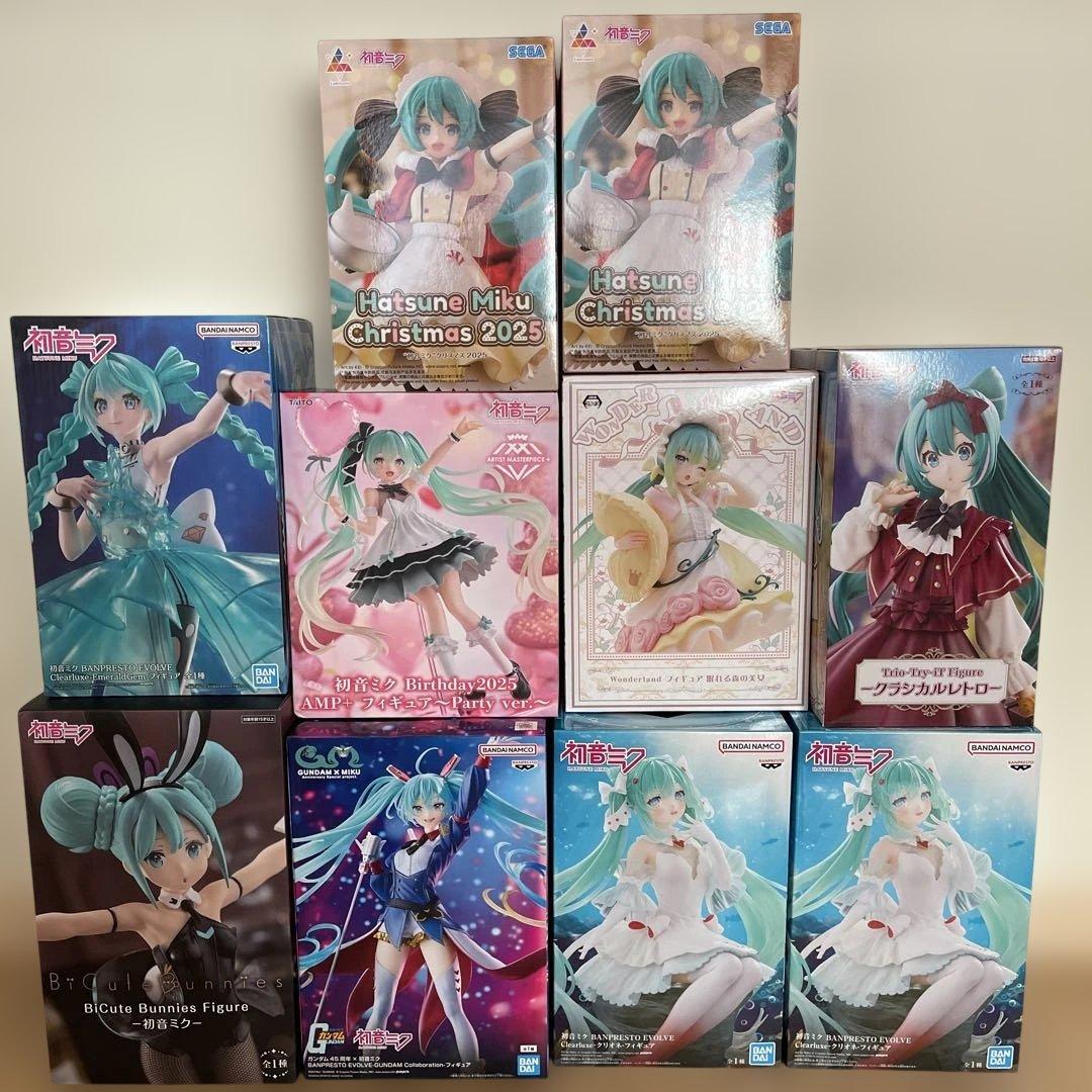 プライズフィギュア　美少女　フィギュア　初音ミク まとめ売り　8種10体