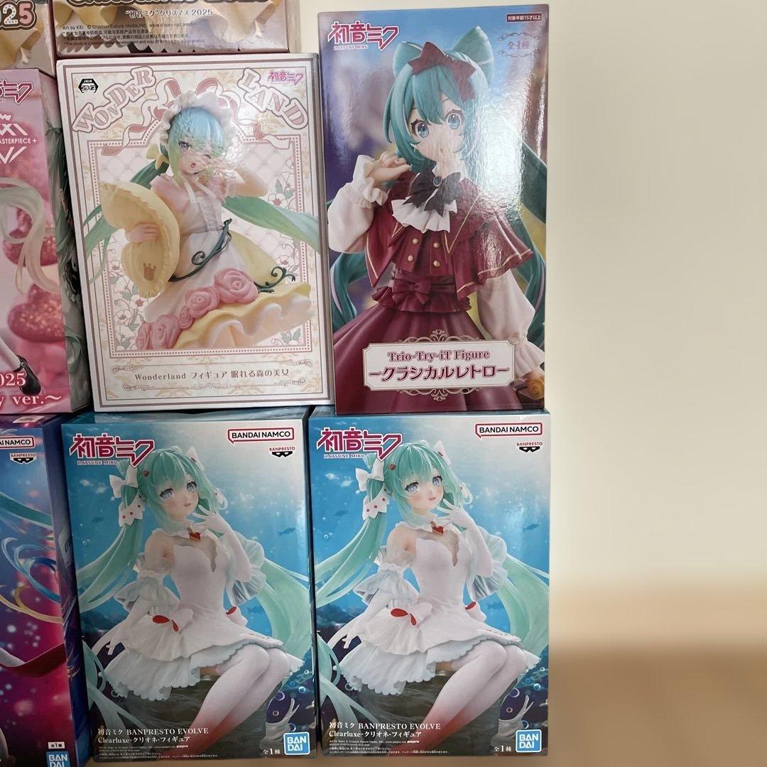 プライズフィギュア　美少女　フィギュア　初音ミク まとめ売り　8種10体