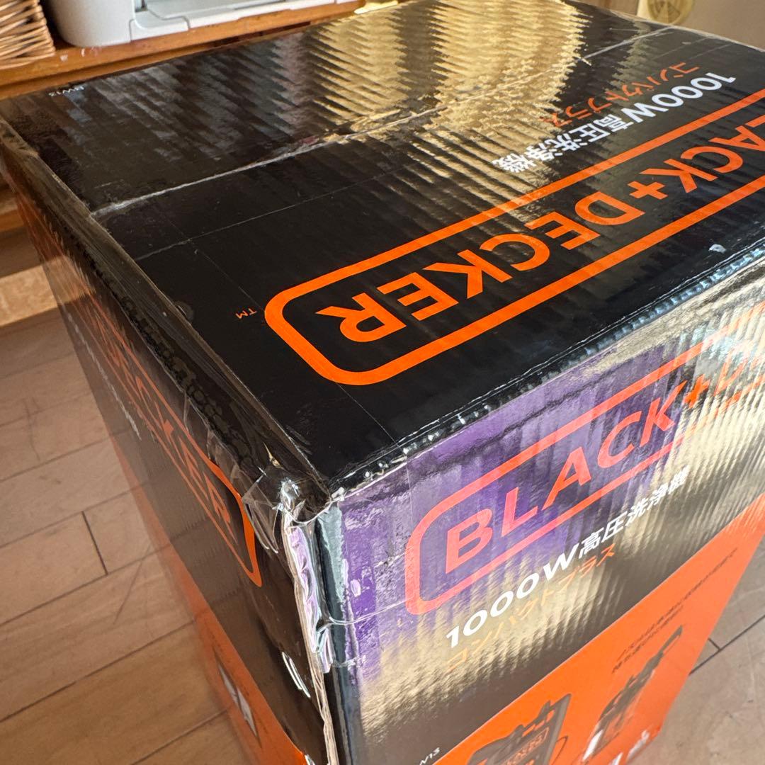 【Bris】BLACK+DECKER 1000W 高圧洗浄機