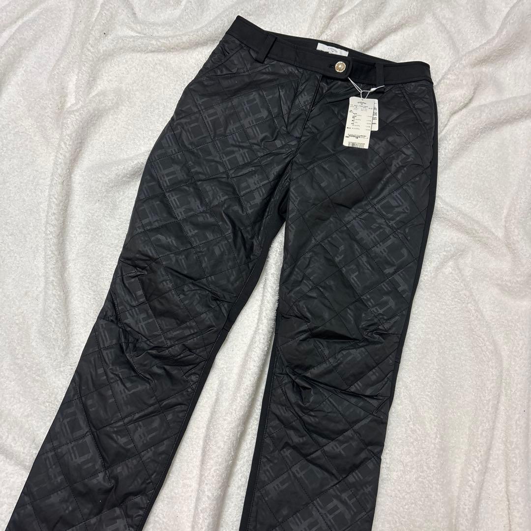 新品Callaway GOLF キャロウェイ　キルティングパンツM パールボタン