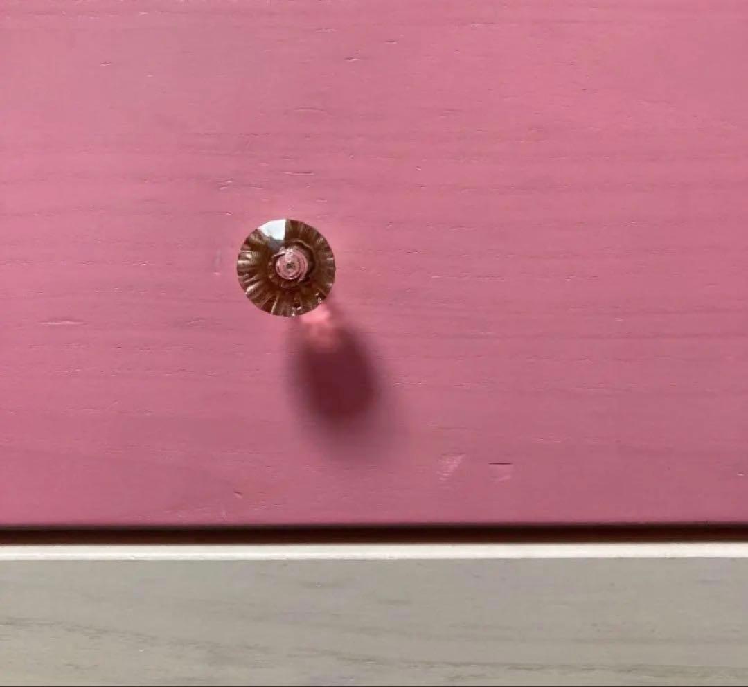 ニトリ　ハイチェスト　7段　ピンク チェスト　タンス