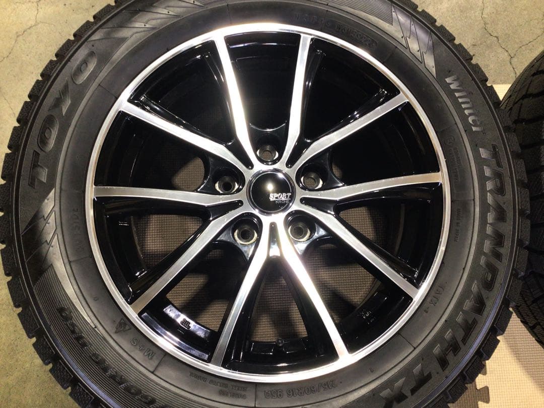 深溝 激安 215/60R16 TOYO スタッドレス 社外アルミ 4本 送料込