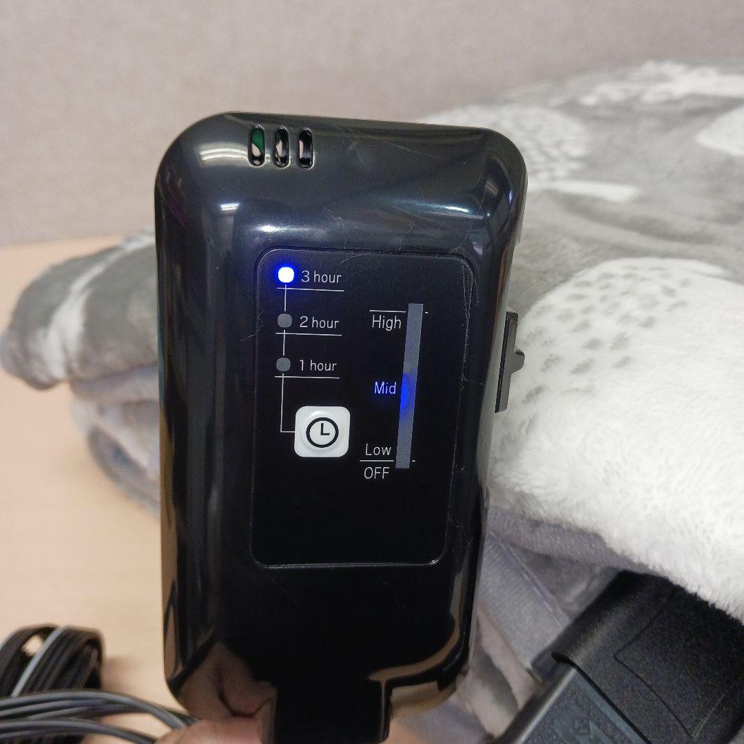 m101407k 着る電気毛布 curun アーバンスタイル エルク柄グレー