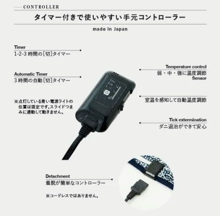 m101407k 着る電気毛布 curun アーバンスタイル エルク柄グレー