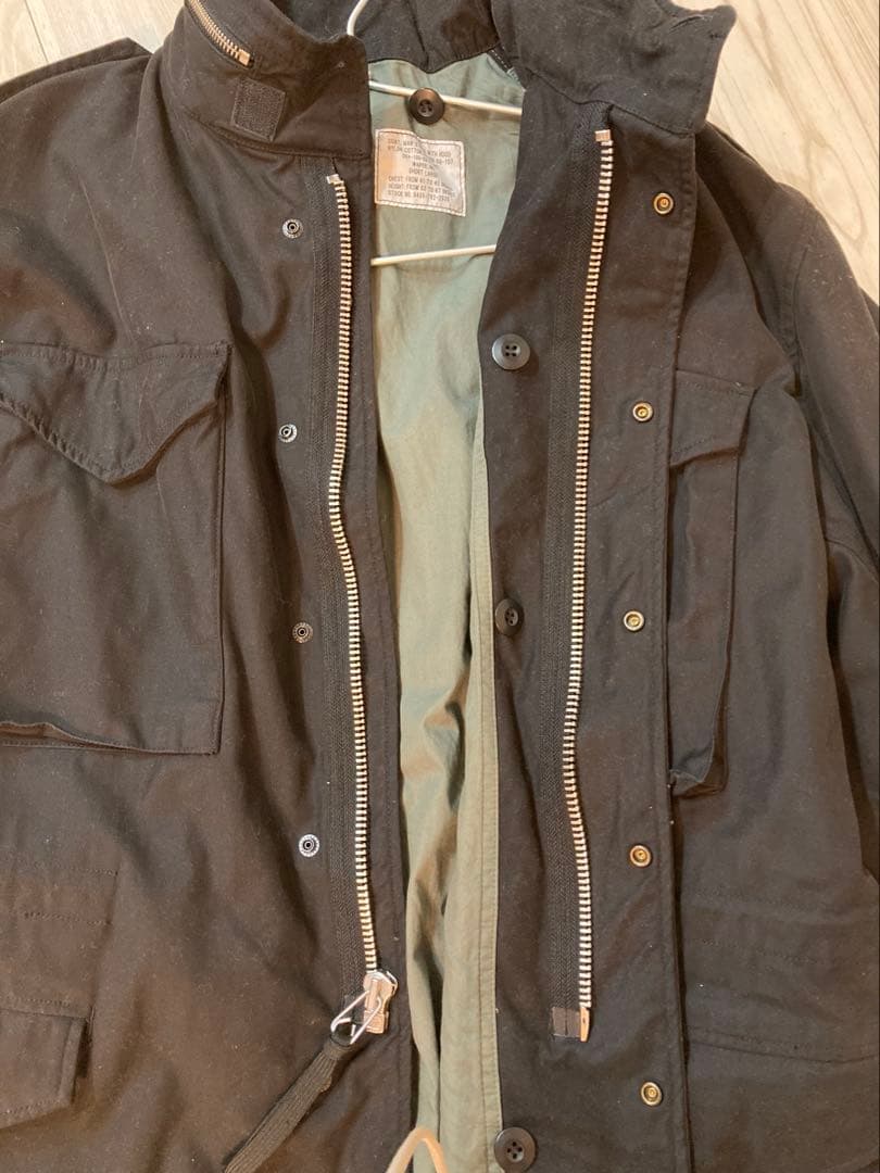 WAIPER.inc M-65 フィールドジャケット 黒 L-SHORT