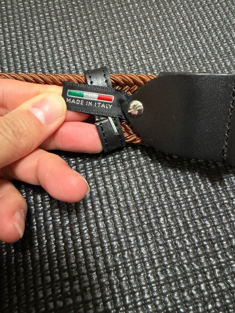 CAVALLERIA TOSCANA 編み込みベルト　乗馬