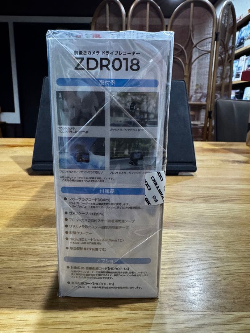 ⭐︎クライフターン⭐︎【新品・未開封】コムテックドライブレコーダーZDR018