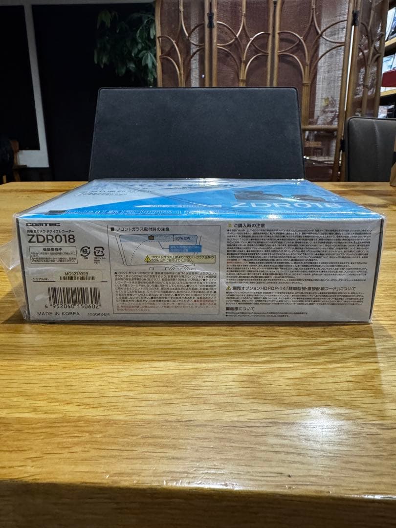 ⭐︎クライフターン⭐︎【新品・未開封】コムテックドライブレコーダーZDR018