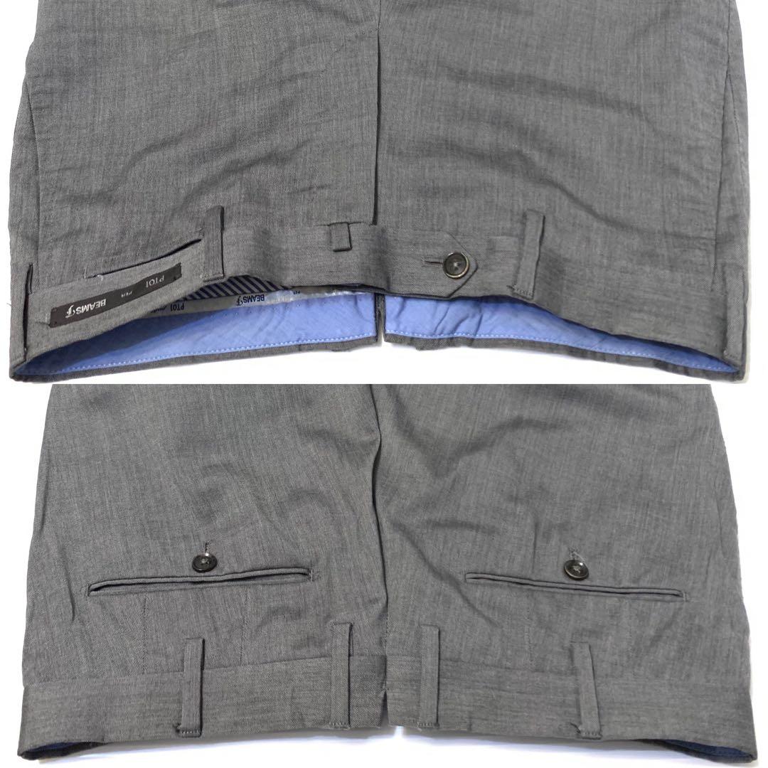 ●PT01 per BEAMS F 48 定価¥45,000程 裾ダブル 美脚