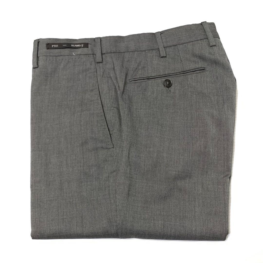 ●PT01 per BEAMS F 48 定価¥45,000程 裾ダブル 美脚
