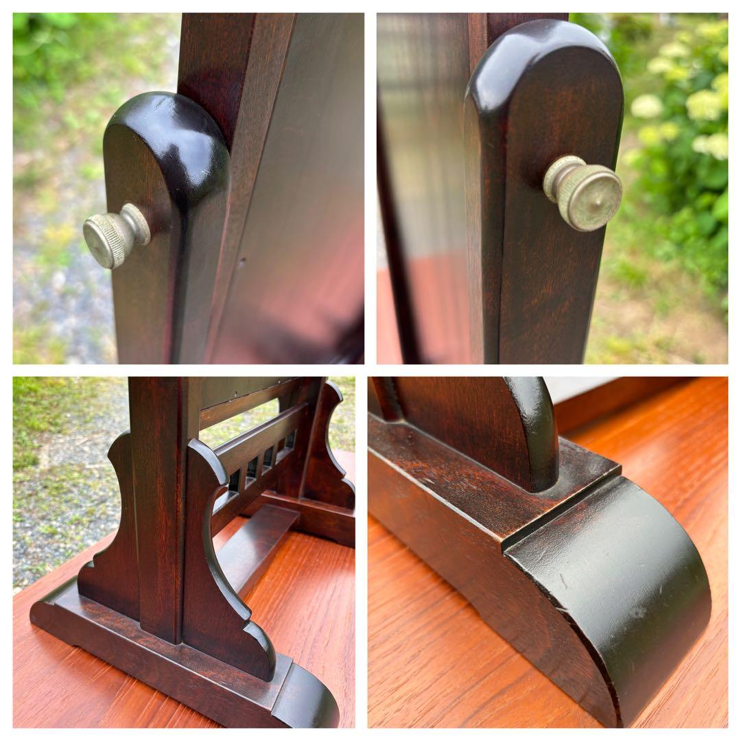 松本民芸家具 スタンドミラー 姿見 全身鏡　ミズメザクラ