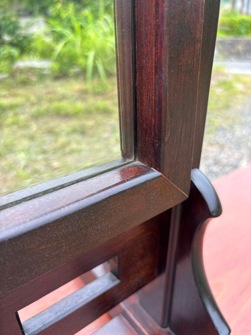 松本民芸家具 スタンドミラー 姿見 全身鏡　ミズメザクラ