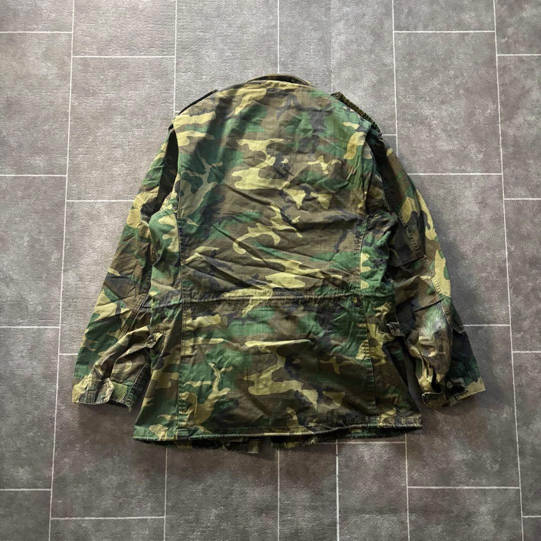 80s M-65 フィールドジャケット ウッドランド SCOVILL 古着