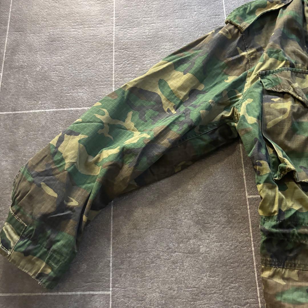 80s M-65 フィールドジャケット ウッドランド SCOVILL 古着