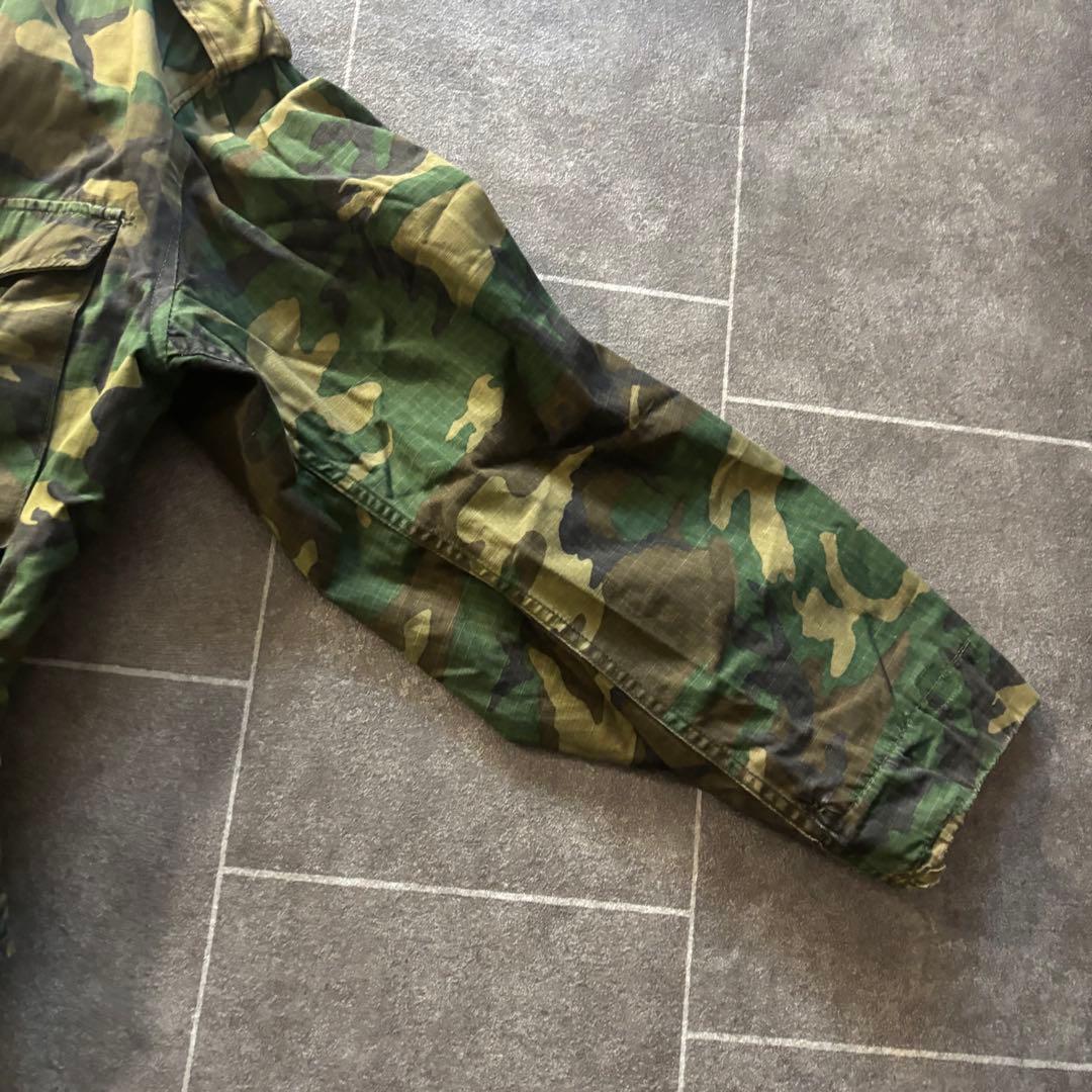 80s M-65 フィールドジャケット ウッドランド SCOVILL 古着