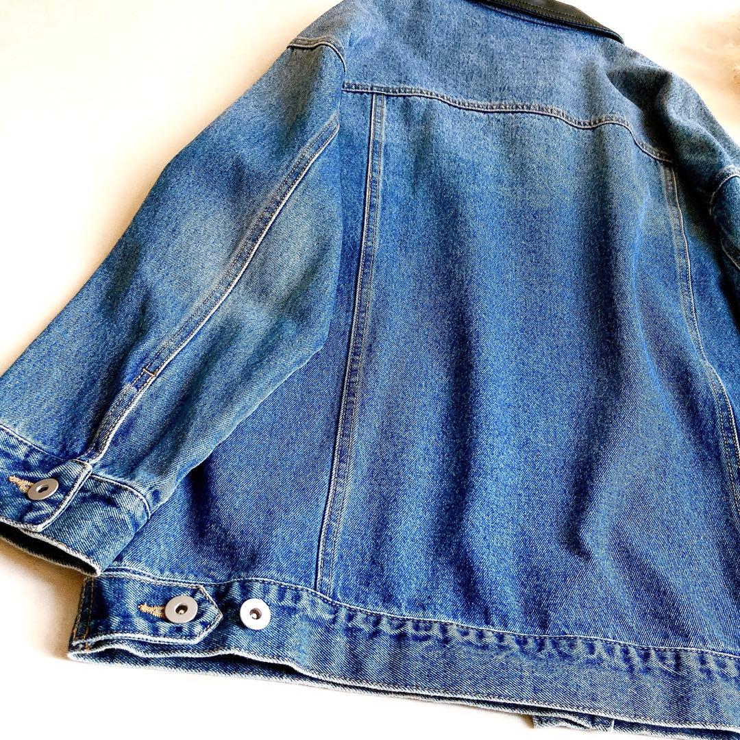 【美品】アルページュストーリー オーバーサイズ BIG Gジャン 襟異素材