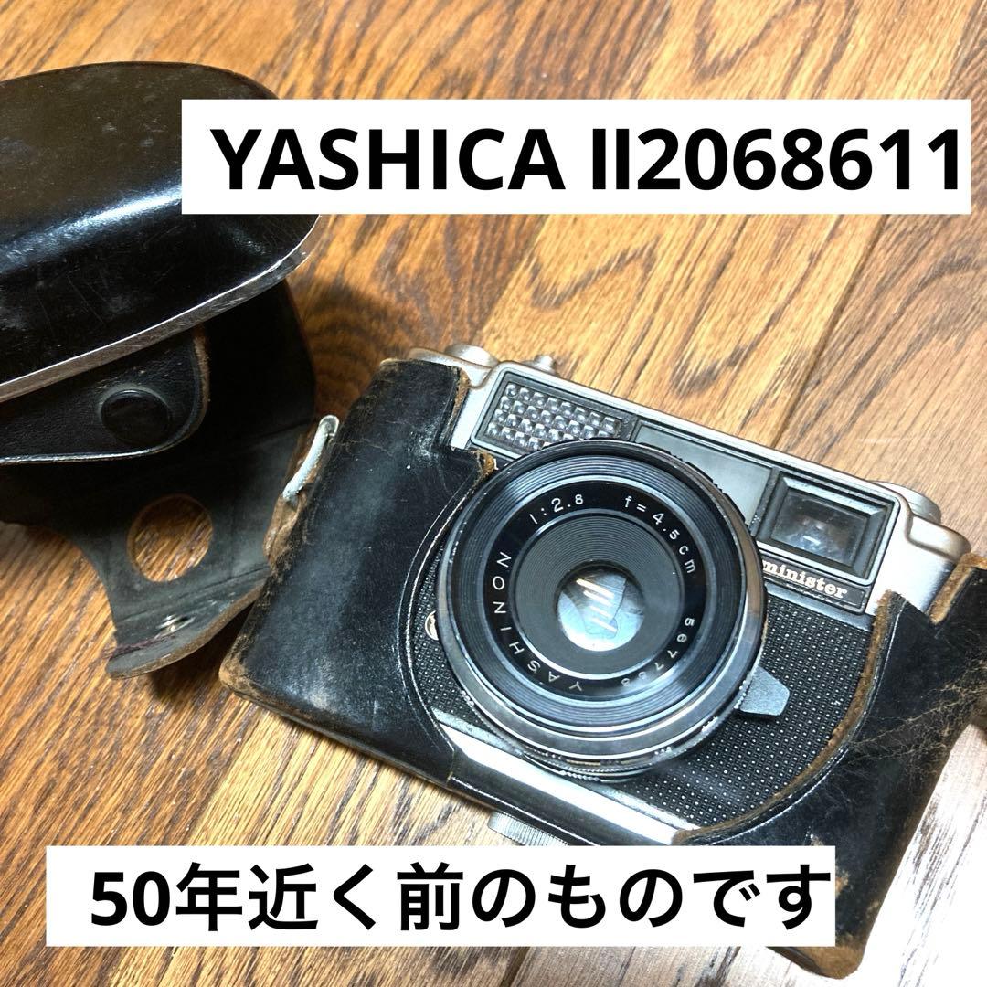革ケース付　昭和フィルムカメラ　YASHICA