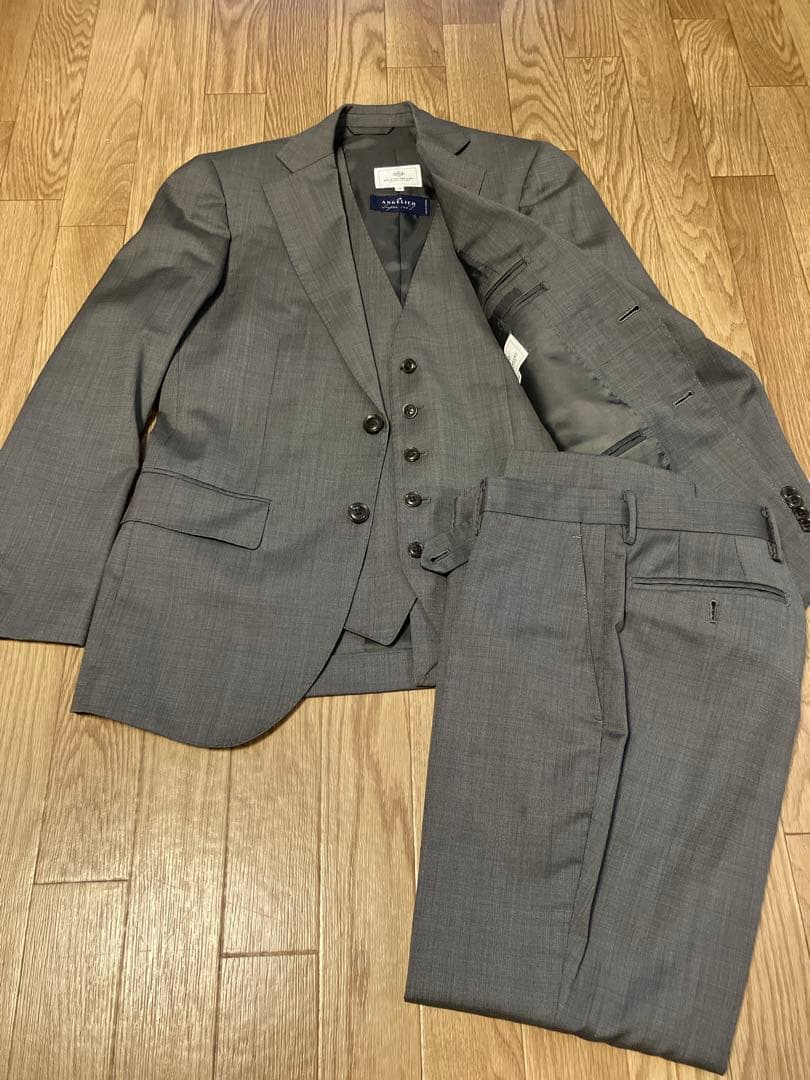 ビームスハート　スーツ ３ピースANGELICO ジャケット　スラックス 44