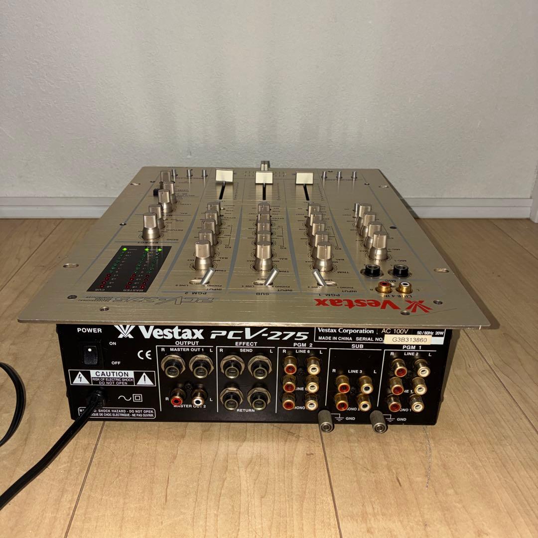 美品　完動品　メンテ済み　Vestax PCV-275 DJミキサー