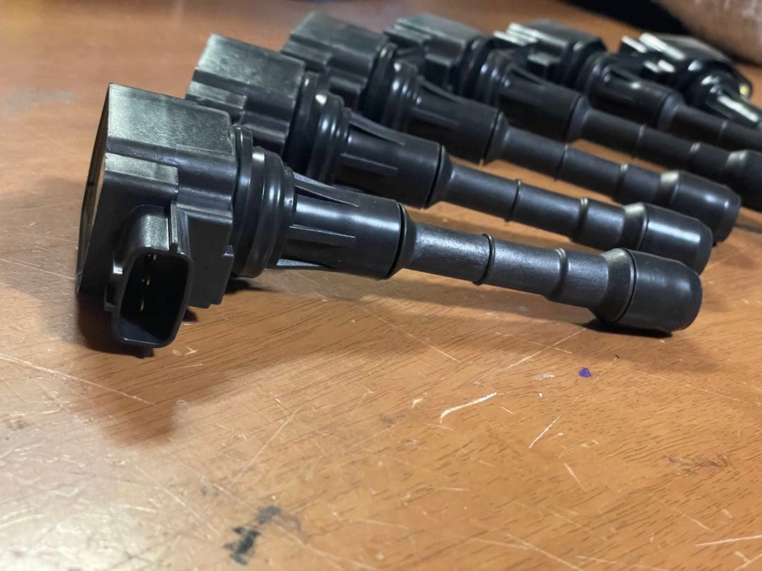 日産VQ35HR用 日立ヒタチイグニッションコイル＆デンソースパークプラグセット