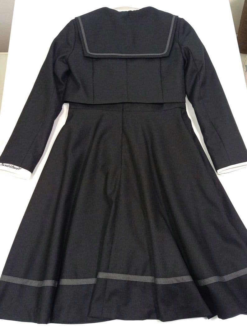 arisanaアリサナ160　4点ダブル銀ボタン卒服美品(リボンタイおまけ付き)