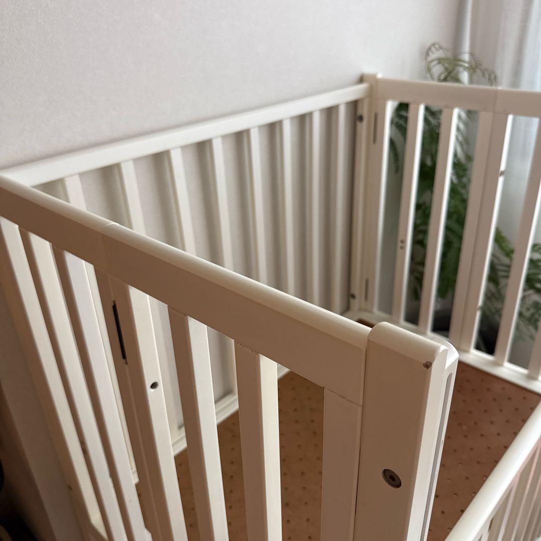 KATOJI ミニベット　折りたたみ　プチバニラ ベビーベッド