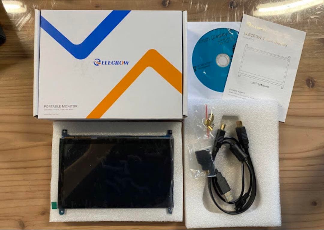 7インチ モバイルモニター Raspberry Pi ディスプレイ LCD