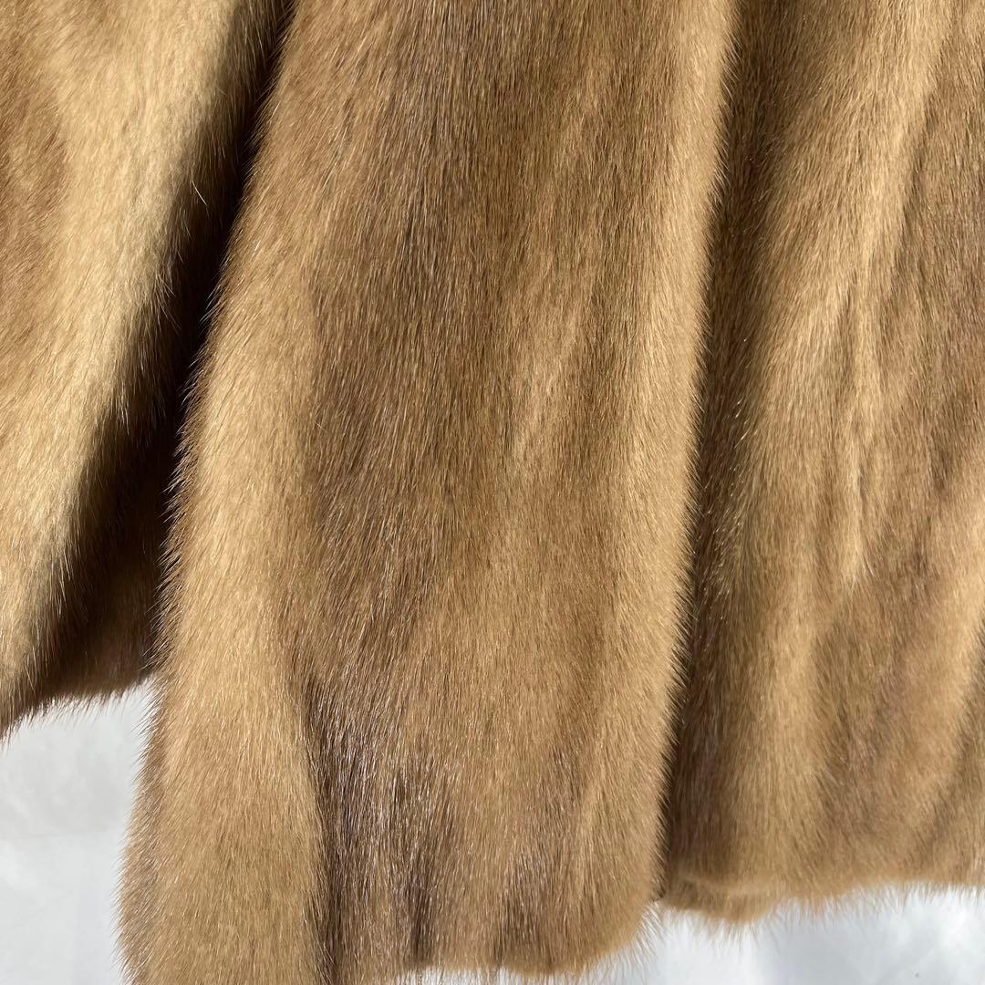 ブラウン ミンクコート