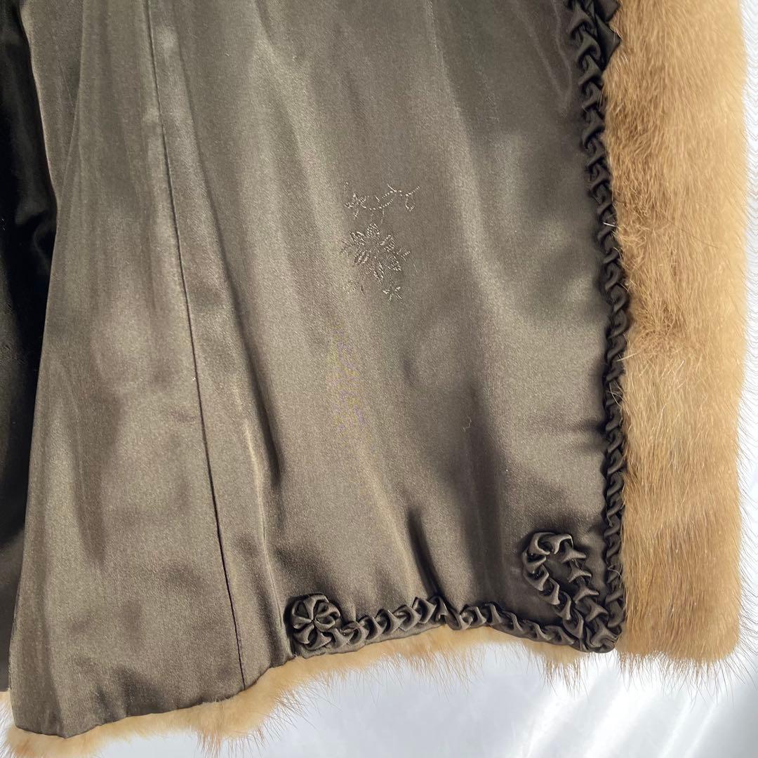 ブラウン ミンクコート