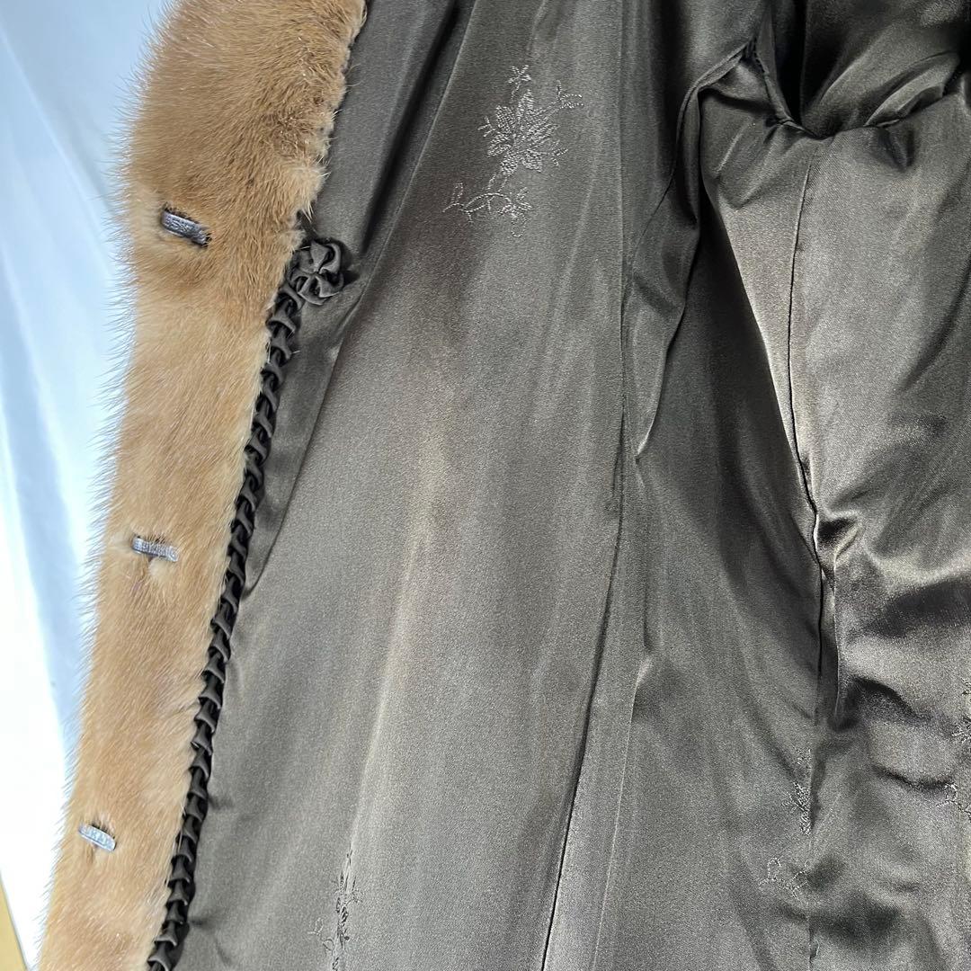 ブラウン ミンクコート