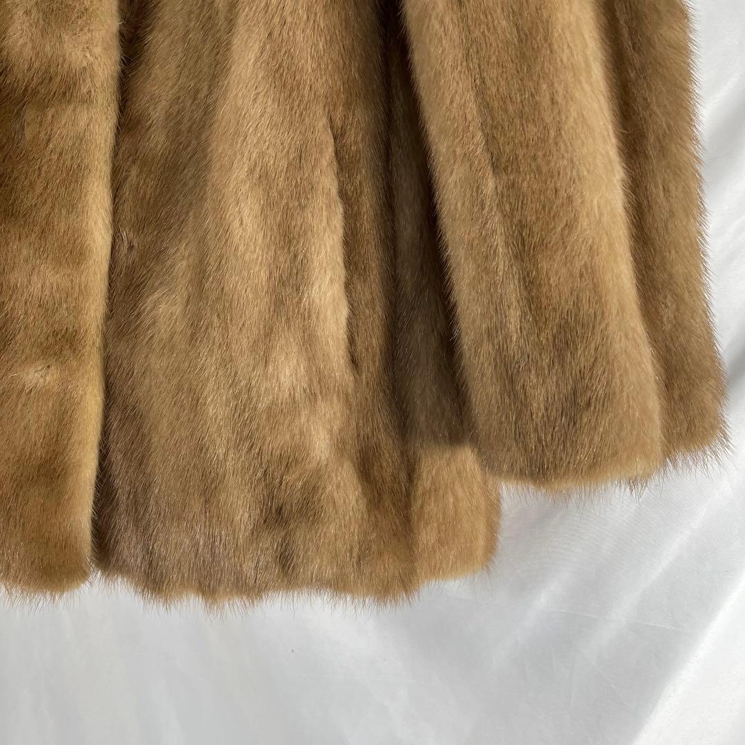 ブラウン ミンクコート