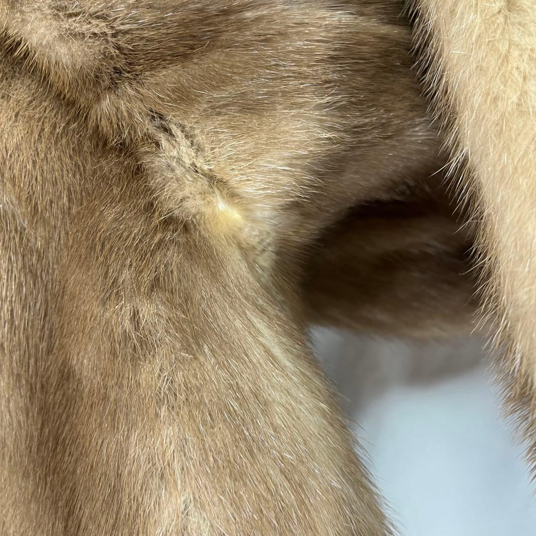 ブラウン ミンクコート