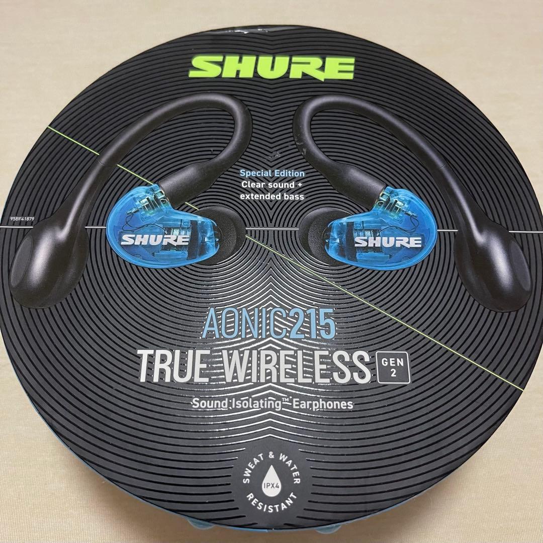 【未開封新品】SHURE AONIC215 + RMCE-TW2 GEN2