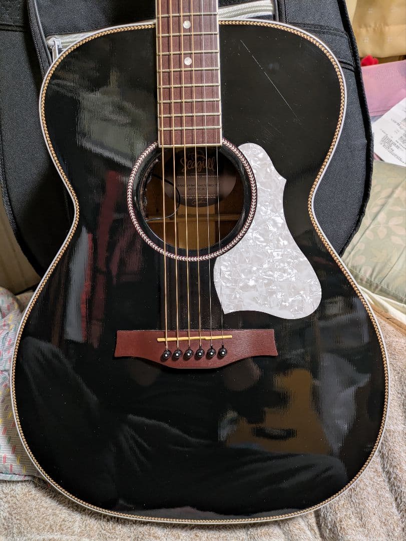 Seagull Artist Tuxedo Black EQ　エレアコ