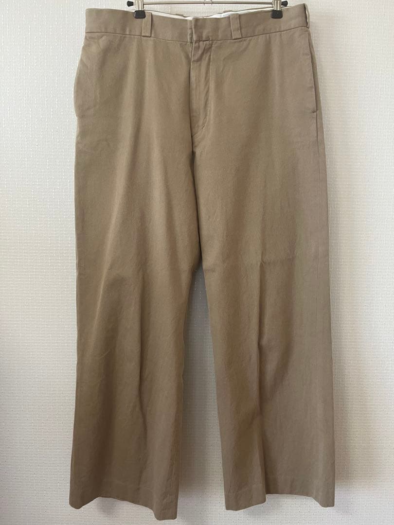 YAECA チノパン ストレート KHAKI 〔メンズ〕 【176103】