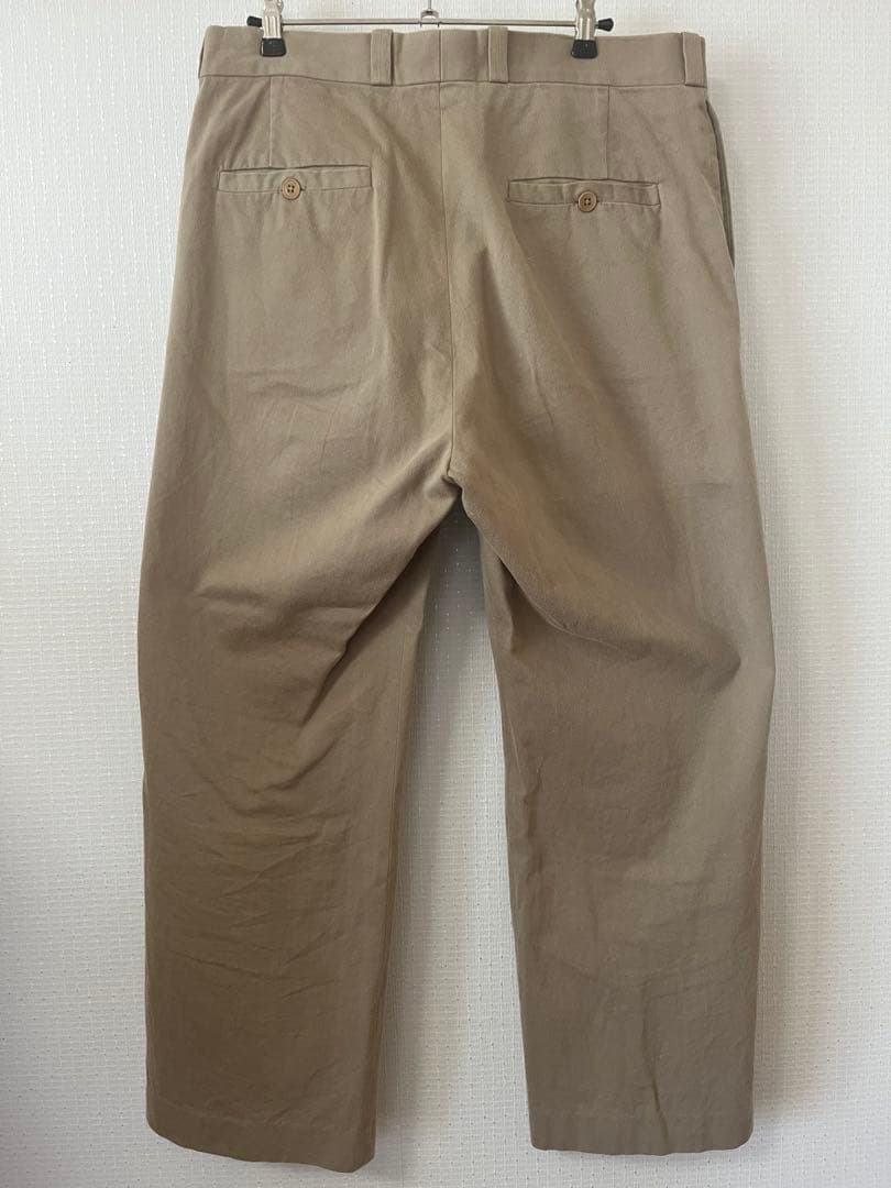 YAECA チノパン ストレート KHAKI 〔メンズ〕 【176103】